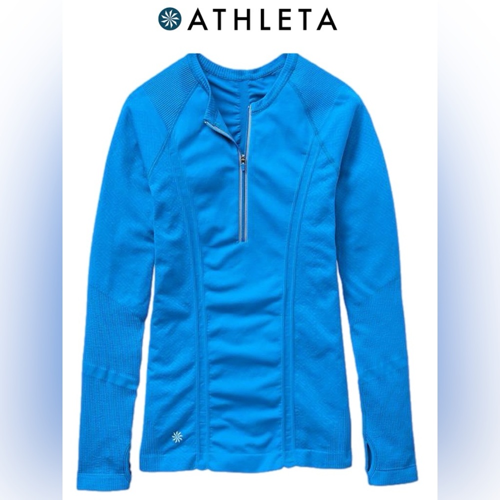 Athleta 1/4 zip tracker top